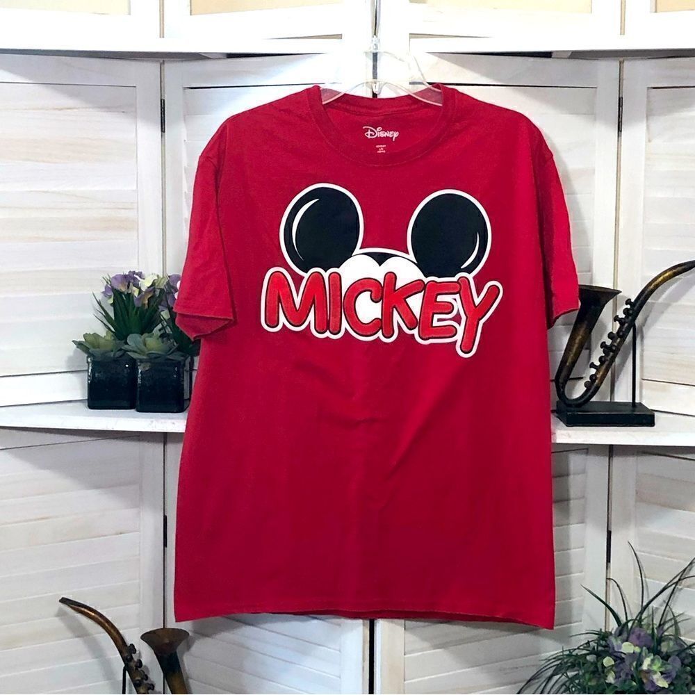 Disney Mickey Ears T-Shirt Unisex character graphics cotton park outfit kidcore